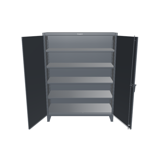 Extreme Duty 12 GA Cabinet with 4 Shelves – 60 In. W x 24 In. D x 78 In. H - 56-244-7024
