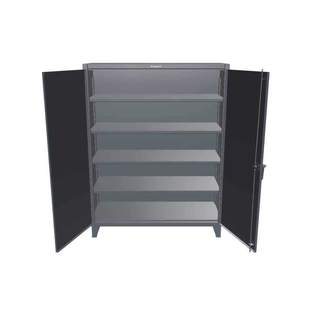 Extreme Duty 12 GA Cabinet with 4 Shelves – 60 In. W x 24 In. D x 78 In. H - 56-244-7024