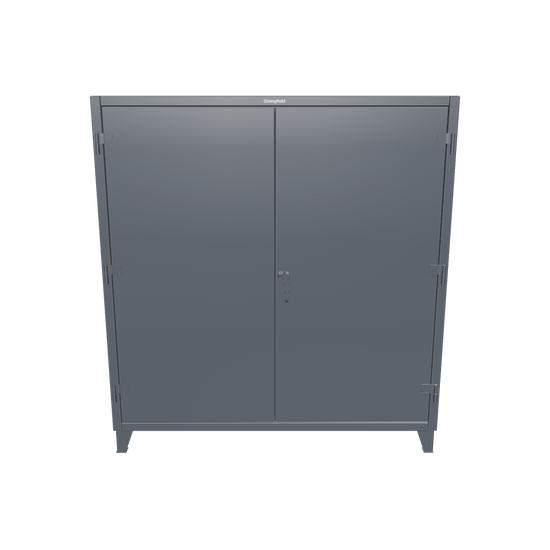 Extreme Duty 12 GA Cabinet with 4 Shelves - 72 In. W x 24 In. D x 78 In. H - 66-244-7024