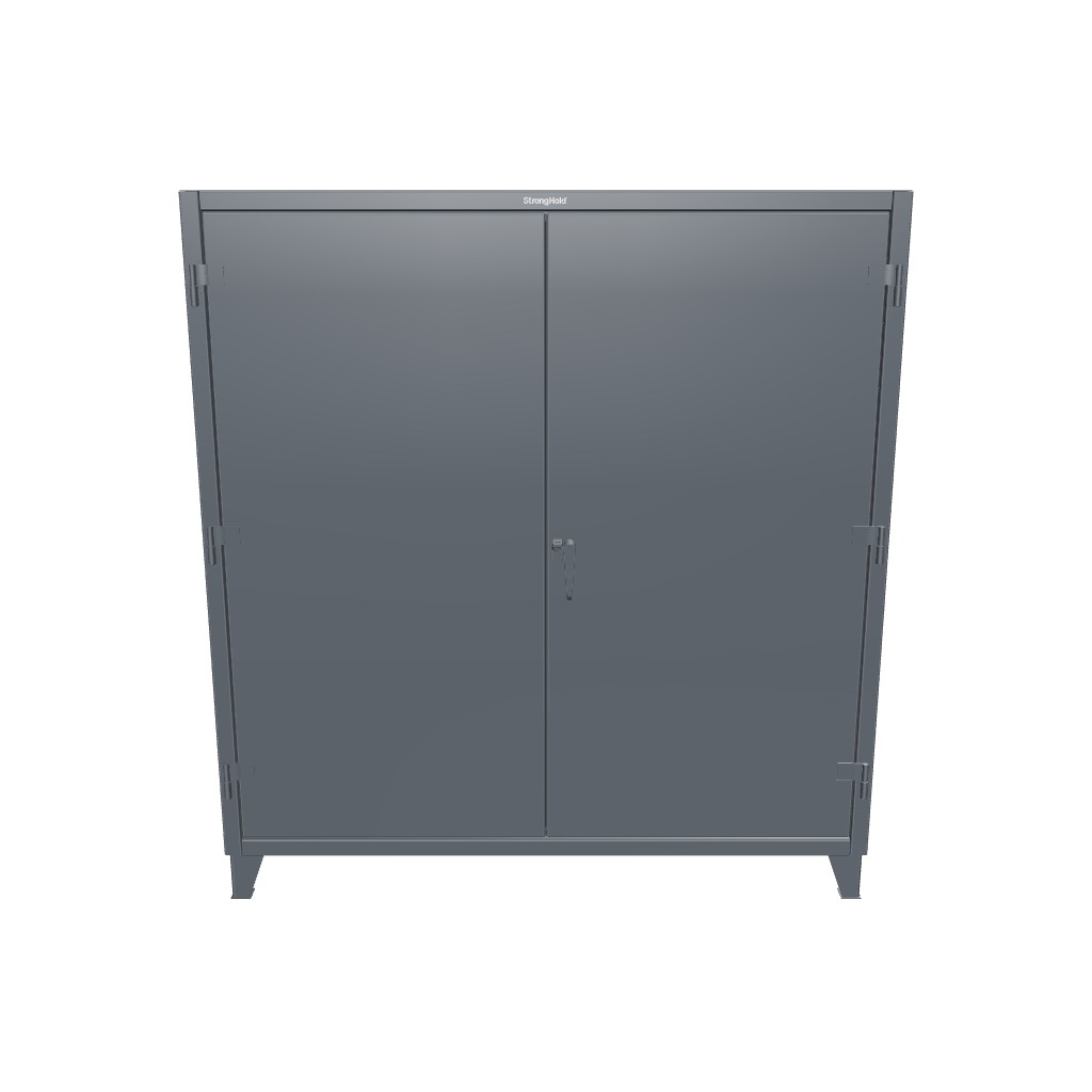 Extreme Duty 12 GA Cabinet with 4 Shelves - 72 In. W x 24 In. D x 78 In. H - 66-244-7024