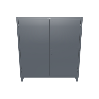 Extreme Duty 12 GA Cabinet with 4 Shelves - 72 In. W x 24 In. D x 78 In. H - 66-244-7024