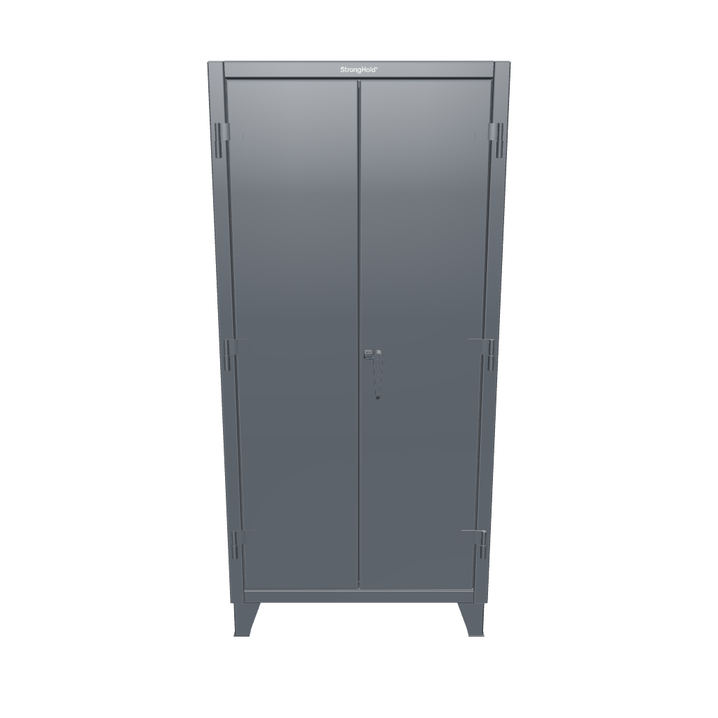 Extreme Duty 12 GA Cabinet with 4 Shelves - 36 in. W x 20 in. D x 78 in. H - 36-204-7024