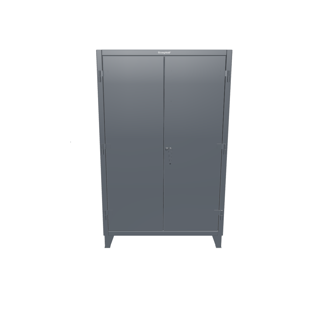 Extreme Duty 12 GA Rigging Cabinet with 16 Hooks - 48 In. W x 24 In. D x 78 In. H - 46-240-16-7024