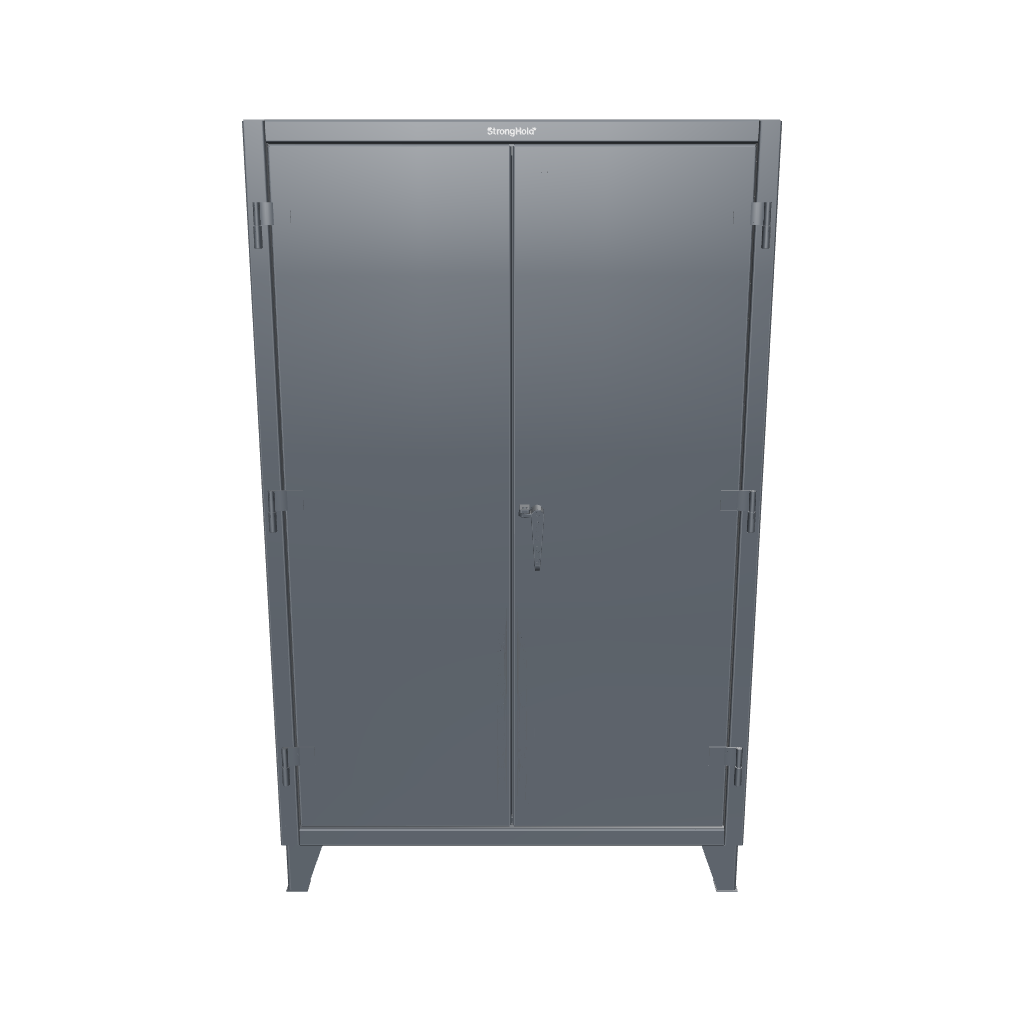 Extreme Duty 12 GA Cabinet with 6 Half-Width Drawers, 4 Shelves | 48 In. W x 24 In. D x 78 In. H - 46-244-6/5DB-7024